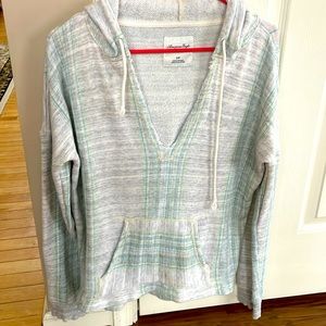 American Eagle outfitters hooded v-neck lightweight sweatshirt size S